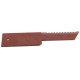 Подвижный зубчатый нож измельчителя комбайна John Deere - 198х50х3мм [Rasspe]