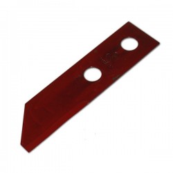 Неподвижный нож измельчителя комбайна John Deere - 199х50х2,5мм [Rasspe]