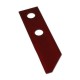 Неподвижный нож измельчителя комбайна John Deere - 199х50х2,5мм [Rasspe]